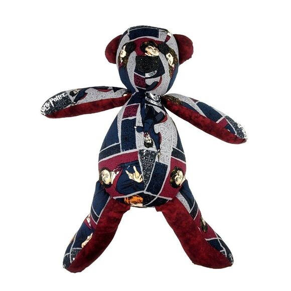 Harry Potter 16" Hand Sewn Quilted Collectible Fabric Stuffed Bear Beckies Bears - Picture 3 of 12